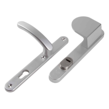 AMI smalschild veiligheidsbeslag Rotaveer duwer/kruk PC 72 RS met kerntrekbeveiliging (afgerond) - SKG*** AMI smalschild veiligheidsbeslag Rotaveer duwer/kruk PC 72 RS met kerntrekbeveiliging (afgerond) - SKG***