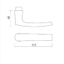 AMI deurkruk 332 (Blok) - gatdeel F1 AMI deurkruk 332 (Blok) - gatdeel F1