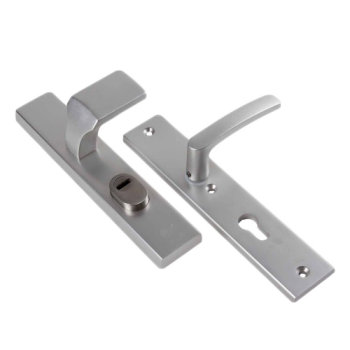 AMI veiligheidsbeslag knop/kruk PC 55 LS  met kerntrekbeveiliging (rechthoekig) - SKG*** 