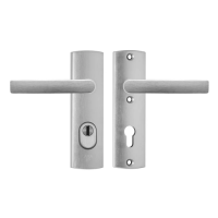 AXA Veiligheidsbeslag Curve Plus kortschild kruk Blok PC72 met kerntrekbeveiliging deurdikte 38 tot 58 mm SKG3 AXA Veiligheidsbeslag Curve Plus kortschild kruk Blok PC72 met kerntrekbeveiliging deurdikte 38 tot 58 mm SKG3