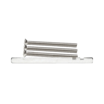 AXA Curve Plus krukstift (8x130) en set bouten (3x M6x70) voor deurdikte 59 tot 64 mm