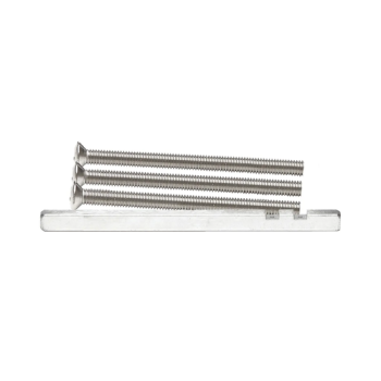 AXA Curve Plus krukstift (8x130) en set bouten (3x M6x80) voor deurdikte 64 tot 74 mm
