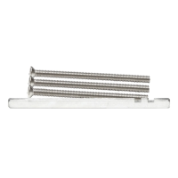 AXA Curve Plus krukstift (8x150) en set bouten (3x M6x90) voor deurdikte 74 tot 84 mm AXA Curve Plus krukstift (8x150) en set bouten (3x M6x90) voor deurdikte 74 tot 84 mm