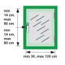 AXA Oyster 3355-15-81/L raamsluiting en kierstandhouder combi draairichting 1