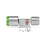 DOM Tapkey Pro knopcilinder t.b.v. glasdeur - eenzijdige toegangscontrole met NFC/BLE - RVS - SKG*** DOM Tapkey Pro knopcilinder t.b.v. glasdeur - eenzijdige toegangscontrole met NFC/BLE - RVS - SKG***