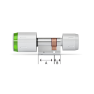 DOM Tapkey Pro knopcilinder t.b.v. glasdeur - eenzijdige toegangscontrole met NFC/BLE - wit - SKG***