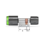 DOM Tapkey Pro knopcilinder t.b.v. glasdeur - eenzijdige toegangscontrole met NFC/BLE - zwart - SKG*** DOM Tapkey Pro knopcilinder t.b.v. glasdeur - eenzijdige toegangscontrole met NFC/BLE - zwart - SKG***