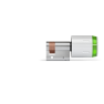 DOM Tapkey Pro halve cilinder met NFC/BLE - wit - SKG*** DOM Tapkey Pro halve cilinder met NFC/BLE - wit - SKG***