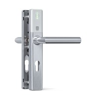 DOM Tapkey Guard Slimline deurbeslag PC55 met NFC/BLE - wit DOM Tapkey Guard Slimline deurbeslag PC55 met NFC/BLE - wit
