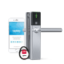 DOM Tapkey Guard Wideline blind deurbeslag met NFC/BLE - grijs