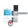 DOM Tapkey Guard Compact Wideline blind deurbeslag met NFC/BLE - grijs DOM Tapkey Guard Compact Wideline blind deurbeslag met NFC/BLE - grijs