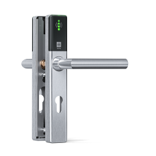 DOM Tapkey Guard Slimline deurbeslag PC55 met NFC/BLE - zwart - tweezijdige toegangscontrole DOM Tapkey Guard Slimline deurbeslag PC55 met NFC/BLE - zwart - tweezijdige toegangscontrole