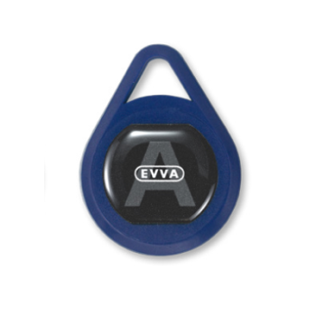 EVVA Airkey sleutelhanger tag (J80K) BLAUW EVVA Airkey sleutelhanger tag (J80K) BLAUW