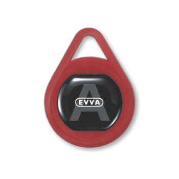EVVA Airkey sleutelhanger tag (J80K) ROOD EVVA Airkey sleutelhanger tag (J80K) ROOD