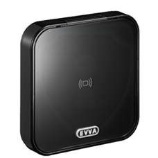 EVVA Air&shy;key wand&shy;le&shy;zer met in&shy;bouw&shy;fra&shy;me - ZWART