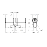 EVVA ICS cilinder met kerntrekbeveiliging - SKG***