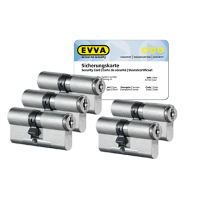 EVVA MCS ci&shy;lin&shy;der met kern&shy;trek&shy;be&shy;vei&shy;li&shy;ging (5x) - SKG***