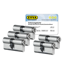 EVVA MCS ci&shy;lin&shy;der met kern&shy;trek&shy;be&shy;vei&shy;li&shy;ging (5x) - SKG***
