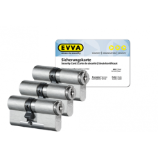EVVA MCS ci&shy;lin&shy;der met kern&shy;trek&shy;be&shy;vei&shy;li&shy;ging (3x) - SKG***
