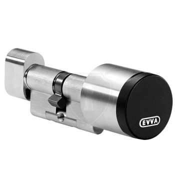 EVVA Airkey eenzijdige toegangscontrole cilinder met NFC - nikkel - SKG *** EVVA Airkey eenzijdige toegangscontrole cilinder met NFC - nikkel - SKG ***