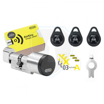 EVVA AirKey Startpakket - eenzijdige toegangscontrole - nikkel - SKG*** (incl. 6 KeyCredits!) EVVA AirKey Startpakket - eenzijdige toegangscontrole - nikkel - SKG*** (incl. 6 KeyCredits!)