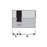 EVVA ICS halve cilinder met kerntrekbeveiliging - SKG*** EVVA ICS halve cilinder met kerntrekbeveiliging - SKG***