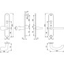 Hoppe Marseille seniorenbeslag knop/kruk (afgerond) F1 PC72 LS - SKG*** Hoppe Marseille seniorenbeslag knop/kruk (afgerond) F1 PC72 LS - SKG***