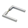 Hoppe Stockholm veiligheidsbeslag kruk/kruk - aluminium F1 - PC55 met kerntrekbeveiliging (afgerond) - SKG*** Hoppe Stockholm veiligheidsbeslag kruk/kruk - aluminium F1 - PC55 met kerntrekbeveiliging (afgerond) - SKG***