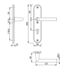 Hoppe Vitoria veiligheidsbeslag knop/kruk - aluminium F1 - PC55 RS met kerntrekbeveiliging (afgerond) - SKG*** Hoppe Vitoria veiligheidsbeslag knop/kruk - aluminium F1 - PC55 RS met kerntrekbeveiliging (afgerond) - SKG***