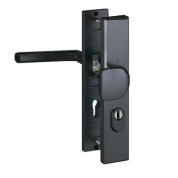 Hop&shy;pe Am&shy;ster&shy;dam vei&shy;lig&shy;heids&shy;be&shy;slag knop/kruk PC92 RS met kern&shy;trek&shy;be&shy;vei&shy;li&shy;ging - zwart (recht&shy;hoe&shy;kig) - SKG***