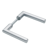 Hoppe Amsterdam veiligheidsbeslag kruk/kruk - Aluminium F1 - PC72 met kerntrekbeveiliging (afgerond) - SKG*** Hoppe Amsterdam veiligheidsbeslag kruk/kruk - Aluminium F1 - PC72 met kerntrekbeveiliging (afgerond) - SKG***