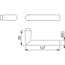 Hoppe Amsterdam veiligheidsbeslag kruk/kruk - Aluminium F1 - PC72 met kerntrekbeveiliging (afgerond) - SKG*** Hoppe Amsterdam veiligheidsbeslag kruk/kruk - Aluminium F1 - PC72 met kerntrekbeveiliging (afgerond) - SKG***
