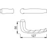 Hoppe Atlanta veiligheidsbeslag knop/kruk - aluminium F1 - PC55 LS met kerntrekbeveiliging (afgerond) - SKG*** Hoppe Atlanta veiligheidsbeslag knop/kruk - aluminium F1 - PC55 LS met kerntrekbeveiliging (afgerond) - SKG***