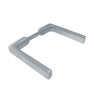Hoppe Dallas veiligheidsbeslag kruk/kruk - aluminium F1 - PC72 met kerntrekbeveiliging (rechthoekig) - SKG*** Hoppe Dallas veiligheidsbeslag kruk/kruk - aluminium F1 - PC72 met kerntrekbeveiliging (rechthoekig) - SKG***