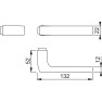 Hoppe Dallas veiligheidsbeslag knop/kruk - aluminium F1 - PC55 LS met kerntrekbeveiliging (rechthoekig) - SKG*** Hoppe Dallas veiligheidsbeslag knop/kruk - aluminium F1 - PC55 LS met kerntrekbeveiliging (rechthoekig) - SKG***