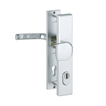 Hoppe London veiligheidsbeslag knop/kruk - Aluminium F1 - PC92 RS met kerntrekbeveiliging (rechthoekig) - SKG*** Hoppe London veiligheidsbeslag knop/kruk - Aluminium F1 - PC92 RS met kerntrekbeveiliging (rechthoekig) - SKG***