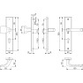 Hoppe London veiligheidsbeslag knop/kruk - Aluminium F1 - PC55 - LS - SKG*** Hoppe London veiligheidsbeslag knop/kruk - Aluminium F1 - PC55 - LS - SKG***
