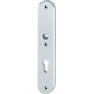 Hoppe Amsterdam veiligheidsbeslag kruk/kruk - Aluminium F1 - PC72 met kerntrekbeveiliging (afgerond) - SKG*** Hoppe Amsterdam veiligheidsbeslag kruk/kruk - Aluminium F1 - PC72 met kerntrekbeveiliging (afgerond) - SKG***