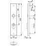 Hoppe Amsterdam veiligheidsbeslag kruk/kruk - Aluminium F1 - PC72 met kerntrekbeveiliging (rechthoekig) - SKG*** Hoppe Amsterdam veiligheidsbeslag kruk/kruk - Aluminium F1 - PC72 met kerntrekbeveiliging (rechthoekig) - SKG***