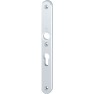 Hoppe Marseille smalschild kruk/kruk - Aluminium F1 - PC55 met kerntrekbeveiliging (afgerond) - SKG*** Hoppe Marseille smalschild kruk/kruk - Aluminium F1 - PC55 met kerntrekbeveiliging (afgerond) - SKG***