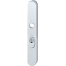 Hoppe Tokyo smalschild kruk/kruk - Aluminium F1 - PC92 met kerntrekbeveiliging (afgerond) - SKG*** Hoppe Tokyo smalschild kruk/kruk - Aluminium F1 - PC92 met kerntrekbeveiliging (afgerond) - SKG***