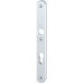 Hoppe Marseille smalschild kruk/kruk - Aluminium F1 - PC72 met kerntrekbeveiliging (afgerond) - SKG*** Hoppe Marseille smalschild kruk/kruk - Aluminium F1 - PC72 met kerntrekbeveiliging (afgerond) - SKG***