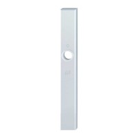 Hoppe smalschild blind zonder cilindergat buitenschild (rechthoekig) - SKG** Hoppe smalschild blind zonder cilindergat buitenschild (rechthoekig) - SKG**