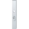 Hoppe London smalschild knop/kruk - Aluminium F1 - PC55 RS met kerntrekbeveiliging (rechthoekig) - SKG***
