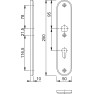 Hoppe Paris veiligheidsbeslag kruk/kruk - PC55 - met kerntrekbeveiliging zwart (afgerond) - SKG*** Hoppe Paris veiligheidsbeslag kruk/kruk - PC55 - met kerntrekbeveiliging zwart (afgerond) - SKG***