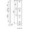 Hoppe Dallas veiligheidsbeslag knop/kruk PC55 RS met kerntrekbeveiliging - zwart (rechthoekig) - SKG*** Hoppe Dallas veiligheidsbeslag knop/kruk PC55 RS met kerntrekbeveiliging - zwart (rechthoekig) - SKG***