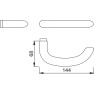 Hoppe Marseille deurkrukken - RVS - 37 t/m 42 mm Hoppe Marseille deurkrukken - RVS - 37 t/m 42 mm