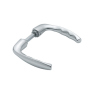 Hoppe New York veiligheidsbeslag kruk/kruk - aluminium F1 - PC55 met kerntrekbeveiliging (afgerond) - SKG*** Hoppe New York veiligheidsbeslag kruk/kruk - aluminium F1 - PC55 met kerntrekbeveiliging (afgerond) - SKG***