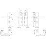 Hoppe Paris veiligheidsbeslag kruk/kruk - F69 - PC92 met kerntrekbeveiliging RVS (afgerond) - SKG*** Hoppe Paris veiligheidsbeslag kruk/kruk - F69 - PC92 met kerntrekbeveiliging RVS (afgerond) - SKG***