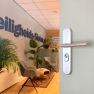 Hoppe Stockholm veiligheidsbeslag kruk/kruk - aluminium F1 - PC55 met kerntrekbeveiliging (afgerond) - SKG*** Hoppe Stockholm veiligheidsbeslag kruk/kruk - aluminium F1 - PC55 met kerntrekbeveiliging (afgerond) - SKG***